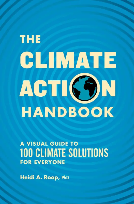 Book cover: The Climate Action Handbook: A Visual Guide to 100 Climate Solutions for Everyone